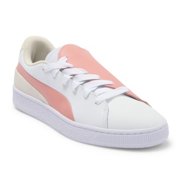 puma peach sneakers